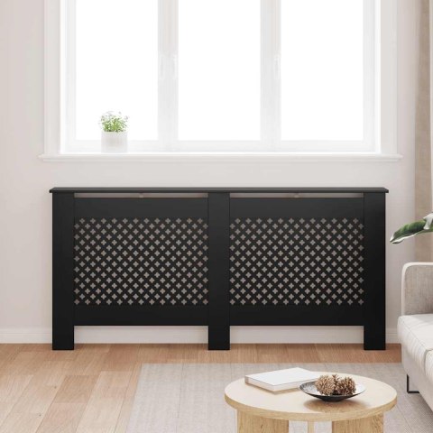 OSŁONA NA GRZEJNIK KALORYFER CZARNA 172X19X81,5CM MDF