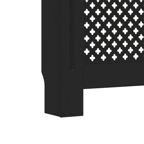 OSŁONA NA GRZEJNIK KALORYFER CZARNA 172X19X81,5CM MDF