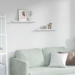 VidaXL Półka ścienna Do montażu na ścianie 2 szt. Biały marmur