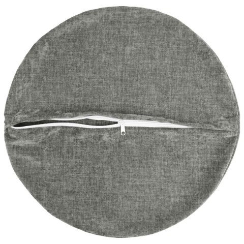 VidaXL Poszewka na poduszkę 2 szt. HEERLEN ciemnoszary Ø 40 cm