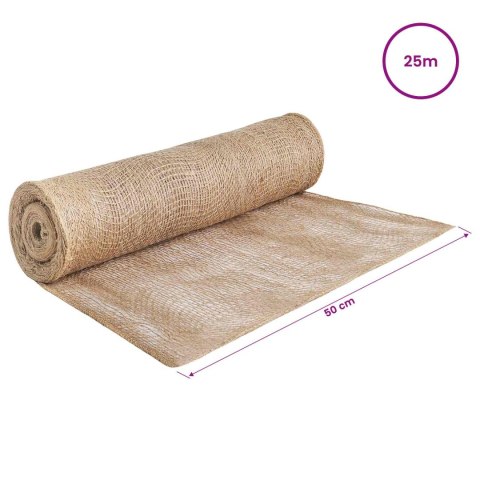 VidaXL Rolka Jutowa Naturalny 50 x 5000 cm