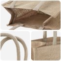 VidaXL Torebki jutowe 5 naturalny 26 x 22 x 14 cm 100% Juta Tossa