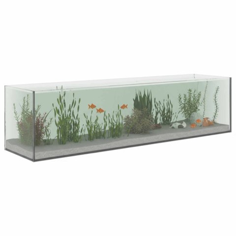 AKWARIUM SZKLANE 80X20X20 CM 32L PROSTOKĄTNE BEZ POKRYWY SZCZELNE