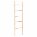VidaXL Drabinka na ręczniki, 170 cm, drewno orzecha włoskiego