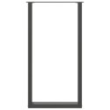 VidaXL Nogi do stołu barowego w kształcie litery U 2 szt. Antracyt 60x(110-111) cm Stal