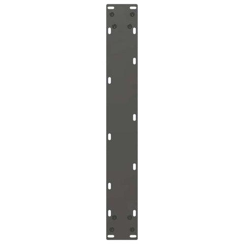 VidaXL Nogi do stołu barowego w kształcie litery U 2 szt. Antracyt 60x(110-111) cm Stal