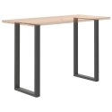 VidaXL Nogi do stołu barowego w kształcie litery U 2 szt. Antracyt 60x(110-111) cm Stal