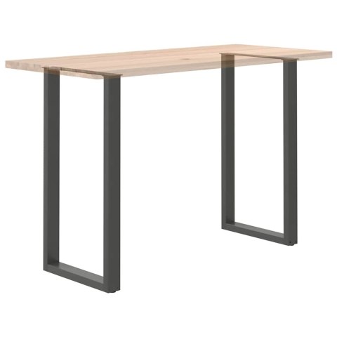 VidaXL Nogi do stołu barowego w kształcie litery U 2 szt. Antracyt 60x(110-111) cm Stal