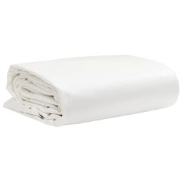 PLANDEKA PŁACHTA OKRYCIOWA OCHRONNA BIAŁA 1,5X2M 650G/M²