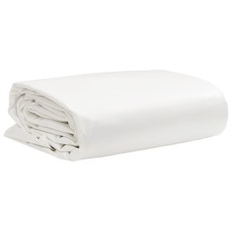 PLANDEKA PŁACHTA OKRYCIOWA OCHRONNA BIAŁA 2,5X3,5M 650G/M²