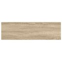 VidaXL Półki ścienne, 4 szt., dębowo-białe, 90x23,5x3,8 cm, MDF