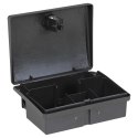 VidaXL Pułapki na myszy 10 szt. Czarne 13x10x4 cm