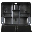 VidaXL Pułapki na myszy 10 szt. Czarne 13x10x4 cm