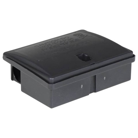 VidaXL Pułapki na myszy 20 szt. Czarne 13x10x4 cm