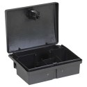 VidaXL Pułapki na myszy 20 szt. Czarne 13x10x4 cm