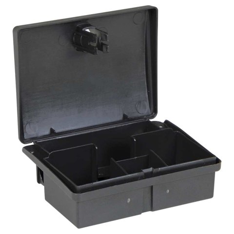 VidaXL Pułapki na myszy 20 szt. Czarne 13x10x4 cm