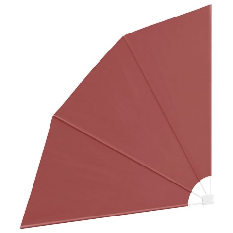 VidaXL Składany parawan balkonowy, terakota, 210x210 cm