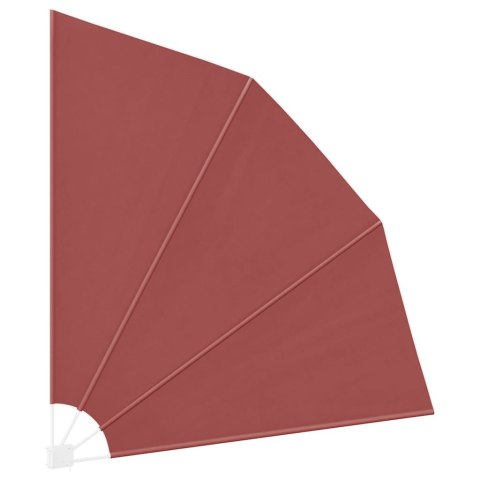 VidaXL Składany parawan balkonowy, terakota, 210x210 cm