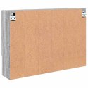 VidaXL Szafka z lustrem z przechowywaniem Szary Sonoma 80 x 17 x 55 cm