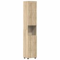 VidaXL Zestaw Szafek Łazienkowych TULUM Dąb Sonoma 37 x 31,5 x 203 cm