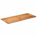 VidaXL Blat stołu, 140x60x(2,5-2,7) cm, lite drewno akacjowe