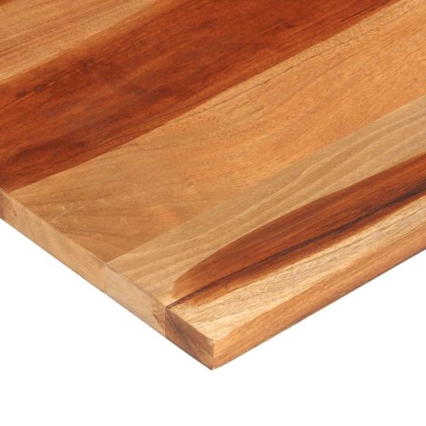 VidaXL Blat stołu, 140x60x(2,5-2,7) cm, lite drewno akacjowe