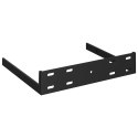 VidaXL Narożne półki ścienne, 2 szt., szare, 25x25x3,8 cm, MDF