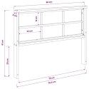 VidaXL Podłokietnik 2 szt. naturalny 78,5 x 6 x 61 cm