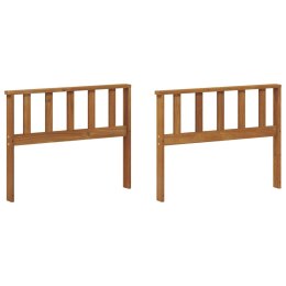 VidaXL Podłokietnik 2 szt. naturalny 80 x 6 x 61 cm Lite Drewno Akacji