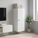 VidaXL Szafka ścienna Biały wysoki połysk 33 x 34,5 x 90 cm