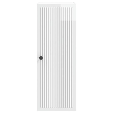 VidaXL Szafka ścienna Biały wysoki połysk 33 x 34,5 x 90 cm