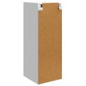 VidaXL Szafka ścienna Biały wysoki połysk 33 x 34,5 x 90 cm