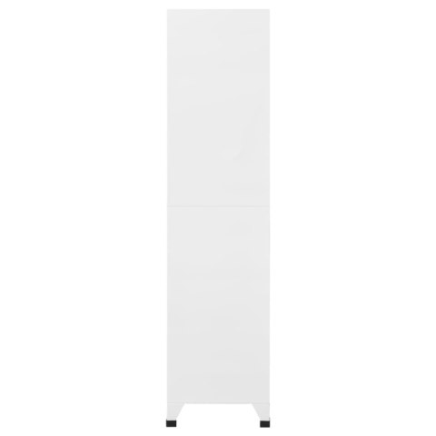 VidaXL Szafka zamykana na klucz, jasno- i ciemnoszara, 90x45x180 cm