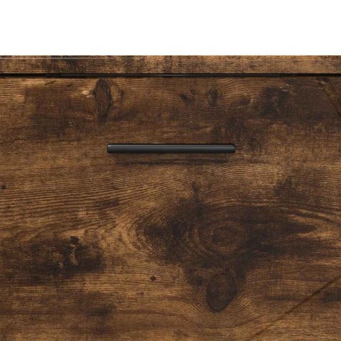 VidaXL Zestaw mebli łazienkowych 3 szt. Dąb wędzony 76,5 x 35 x 64 cm