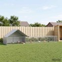 DUŻY KURNIK XXL DLA KUR Z WYBIEGIEM 8X2X1,9 M STAL OCYNKOWANA