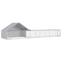 DUŻY KURNIK XXL DLA KUR Z WYBIEGIEM 8X2X1,9 M STAL OCYNKOWANA