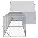 DUŻY KURNIK XXL DLA KUR Z WYBIEGIEM 8X2X1,9 M STAL OCYNKOWANA