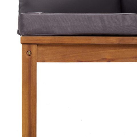 VidaXL 9-cz. zestaw wypoczynkowy do ogrodu, z poduszkami, akacjowy