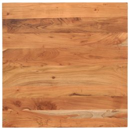 VidaXL Blat do stołu, 90x90x2,5 cm, kwadratowy, lite drewno akacjowe