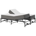 ELEKTRO REGULOWANY STELAŻ ŁÓŻKA CZARNY 120 X 200 CM STAL