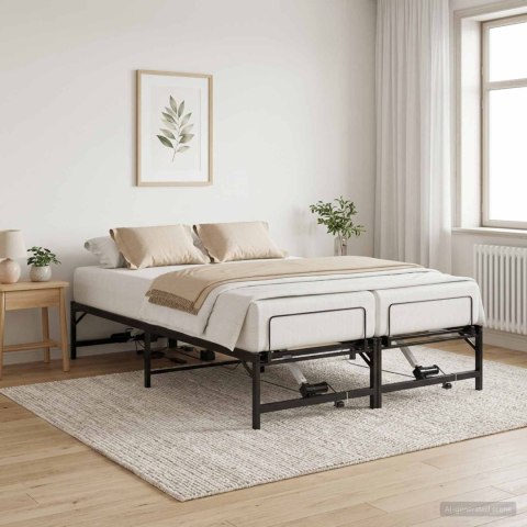 ELEKTRO REGULOWANY STELAŻ ŁÓŻKA CZARNY 120 X 200 CM STAL
