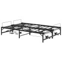 ELEKTRO REGULOWANY STELAŻ ŁÓŻKA CZARNY 120 X 200 CM STAL