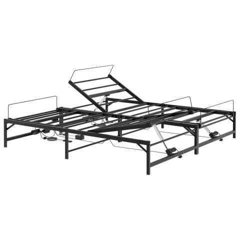 ELEKTRO REGULOWANY STELAŻ ŁÓŻKA CZARNY 180 X 200 CM STAL