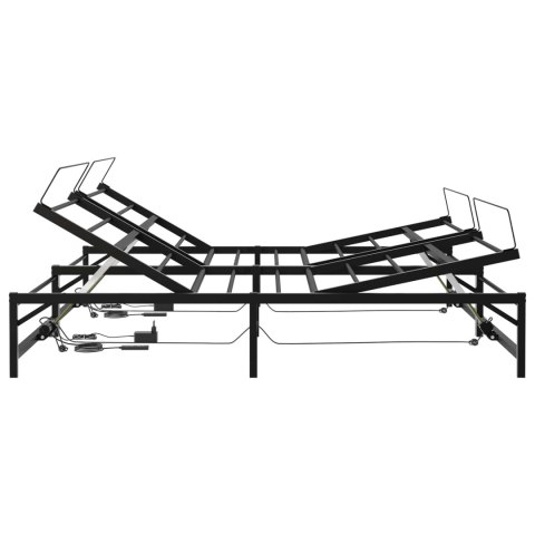 ELEKTRO REGULOWANY STELAŻ ŁÓŻKA CZARNY 180 X 200 CM STAL