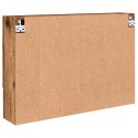 VidaXL Szafka z lustrem z przechowywaniem Stare drewno 80 x 17 x 55 cm