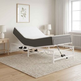 VidaXL Elektro Regulowany Stelaż Łóżka Biały 100 x 190 cm Stal