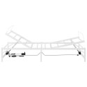 VidaXL Elektro Regulowany Stelaż Łóżka Biały 100 x 190 cm Stal