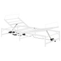 VidaXL Elektro Regulowany Stelaż Łóżka Biały 100 x 200 cm Stal