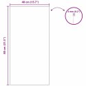 VidaXL Lustro ścienne Prostokątny 40 x 80 cm szkło hartowane