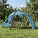 VidaXL Namiot trekkingowy z daszkiem wodoodpornym 2-osobowy niebieski